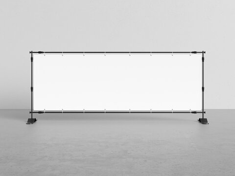 Long banner mockup