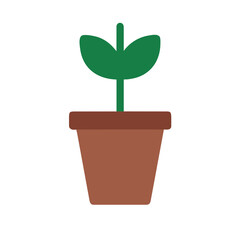 Illustration of a potted plant