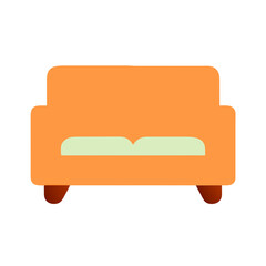 The illustration shows a simple sofa design.