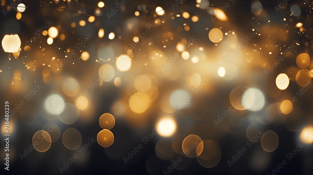 Poster bokeh background , celestial theme with shining stars , bokeh background, celestial theme, shining s
