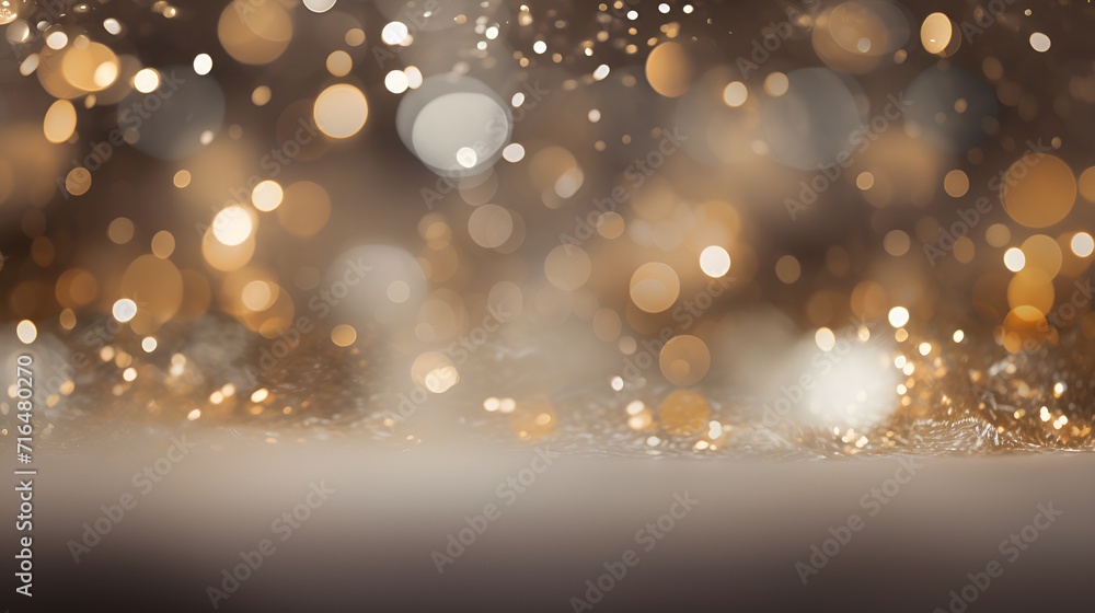 Poster bokeh background , celestial theme with shining stars , bokeh background, celestial theme, shining s