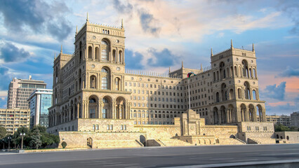 Azerbaijan House of Government and Council of Ministers of Azerbaijan, housing the country's...