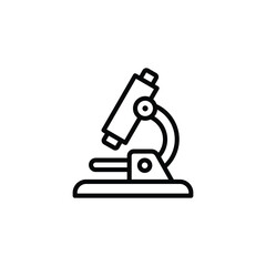 Microscope icon vector