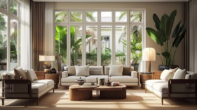 Trending home decoration, a living room and trend furniture, luxury style, utilizes. 