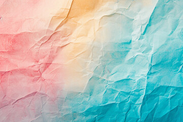 Fototapeta premium Abstract pastel background, crumpled paper texture.