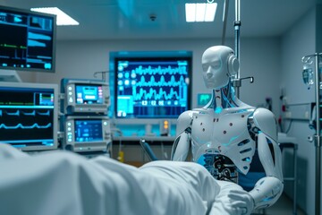 Medical technologies of the future, artificial intelligence helps people make correct diagnoses and treatment