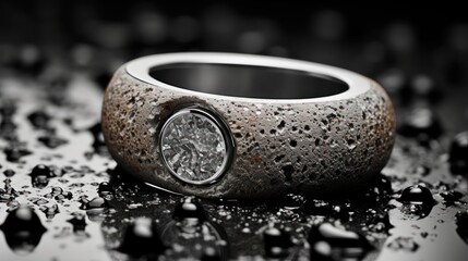Soft concrete mud textured elegant chic ring UHD wallpaper
