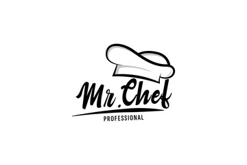 chef logo vector icon illustration