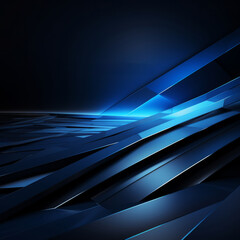 Dark Blue Abstract Background With Lines