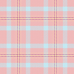 Primary vector fabric textile, girl tartan pattern texture. Rural seamless check plaid background in light and amber colors.