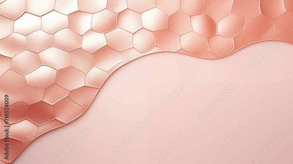Poster a pink background with the abstract pattern.