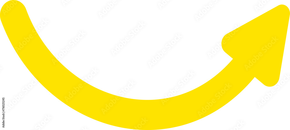 Poster arrow icon. replaceable vector design.