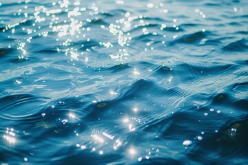 ripples in the water create an intricate pattern and texture on the surface