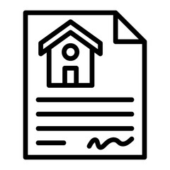 Property Document Icon Design
