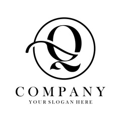 Luxury Q Logo Design. Q Letter Design Vector.