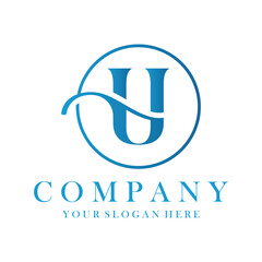 Luxury U Logo Design. U Letter Design Vector.