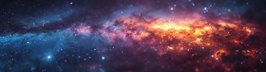 Fototapeta na wymiar beautiful galaxy wallpaper. AI generative