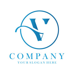 Luxury V Logo Design. V Letter Design Vector.