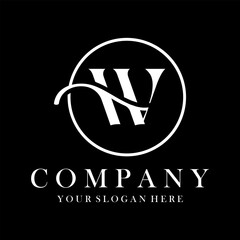 Luxury W Logo Design. W Letter Design Vector.