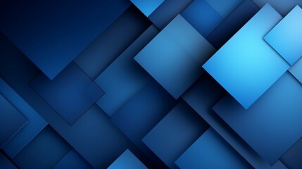 abstract background design composition with blue geometric shapes - obrazy, fototapety, plakaty