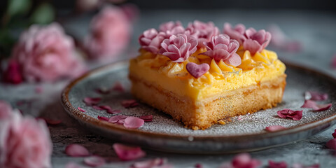 San Valentino. Torta. Amore. Ai generated.