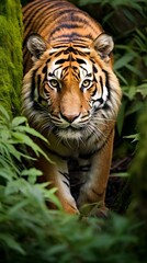Wild tiger habitat contributing to healthy ecosystems , Wild tiger habitat, healthy ecosystems, wildlife