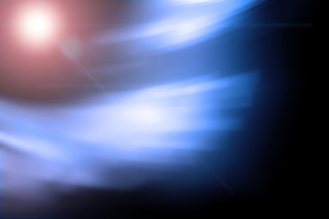 Abstract blue background. Blurred background with curved lines blue tint.