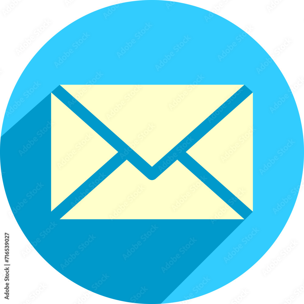 Poster mail icon vector sign. letter envelope symbol. message send to address illustration.
