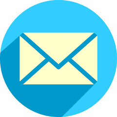 Mail icon vector sign. Letter envelope symbol. Message send to address illustration.