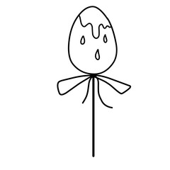 Egg On A Stick Doodle 