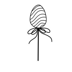 Egg On A Stick Doodle 