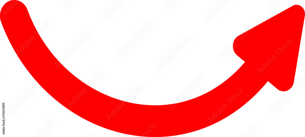 Poster arrow icon. replaceable vector design.