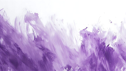 Background with big pastel color of lavender brushstrokes. white center. - obrazy, fototapety, plakaty