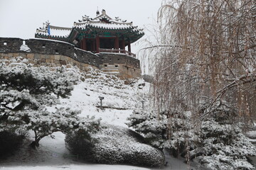 수원화성 설경