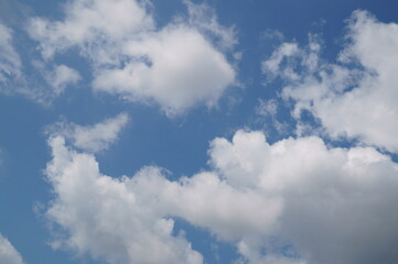 Clouds in the sky. Cloudy landscape. Natural background.
