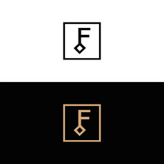 F letter logo F LOGO SET design for fashion and beauty and spa company. F letter vector icon.
