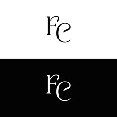 FC logo. F C design. White FC letter. FC, F C letter logo  FC design. Initial letter FC linked circle uppercase monogram logo. F C letter logo FC vector design. FC letter logo design five style.	
