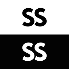 SS logo. S S design. White SS letter. SS, S S letter logo  SS design. Initial letter SS linked circle uppercase monogram logo. S S letter logo SS vector design. SS letter logo design five style.	
