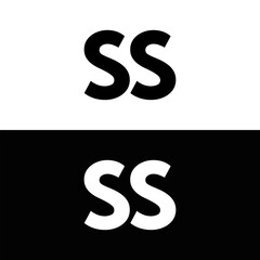 SS logo. S S design. White SS letter. SS, S S letter logo  SS design. Initial letter SS linked circle uppercase monogram logo. S S letter logo SS vector design. SS letter logo design five style.	
