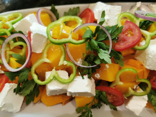 delicious vegetable salad from the egypt