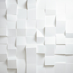 White paper square textured