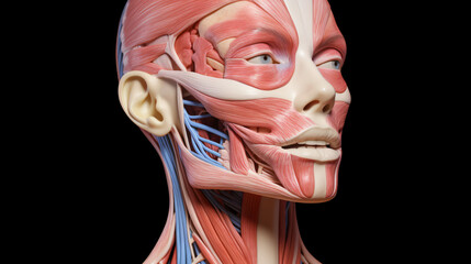 3d rendered medical illustration of a womans facial