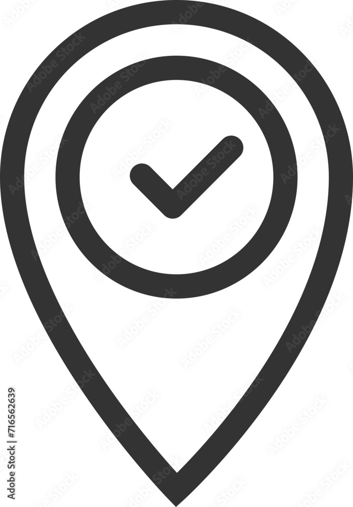 Poster map icons. marker pointer. pin location vector icon. gps navigation symbol.