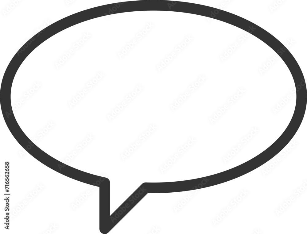 Poster talk bubble speech icon. blank empty bubbles vector design elements. chat on line symbol template. d