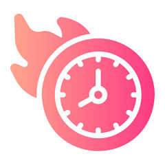 time gradient icon