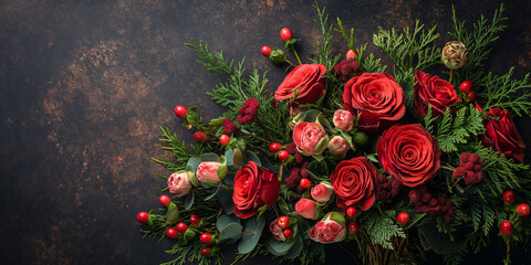 Sfondo per San Valentino. Ai generated.