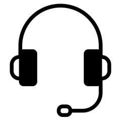 Customer service headphone icon