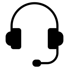 Customer service headphone icon