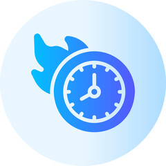 time gradient icon