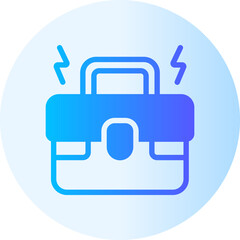 briefcase gradient icon